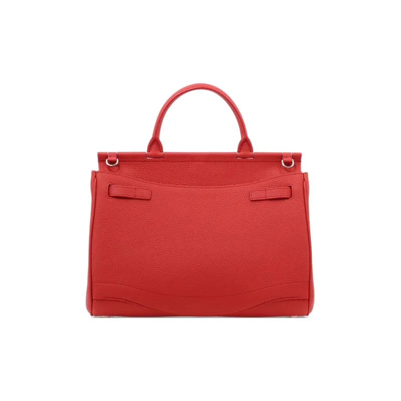 Fontana Milano 1915 Leather One Shoulder Handbags Women's Red-2