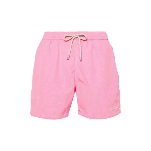 MC2 Saint Barth Beach Shorts Men Bubble Gum Pink Color