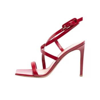 GIANVITO ROSSI Lindsay Strap Sandals 9.5cm Women's Red