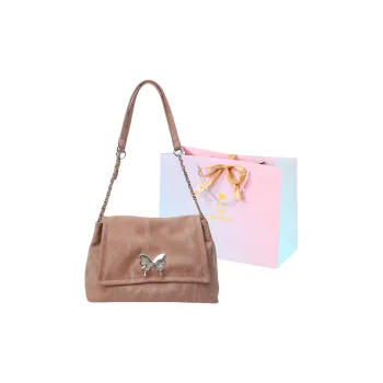 SUPERCUTE PU Shoulder Bag Women's Silver/White/Black/Pink