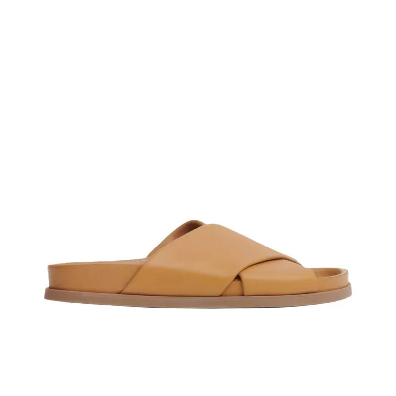 MANSUR GAVRIEL Slide Slippers Women's Caramel-1