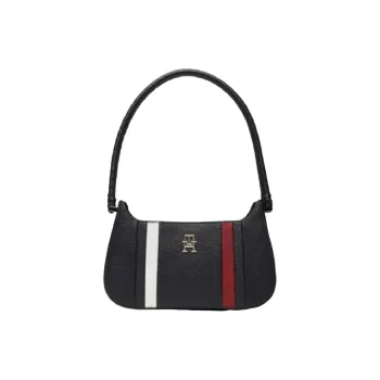 Tommy Hilfiger Artificial Leather One Shoulder Handbags Small Size Women's Dark Blue
