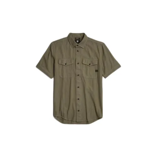 G-STAR RAW Shirts Men Army Green