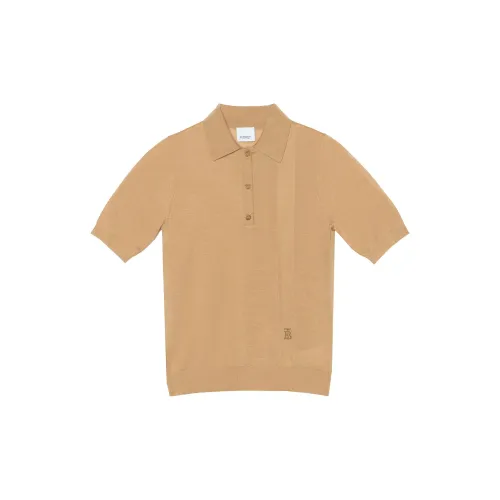 Burberry Polo Shirts Women's Camel