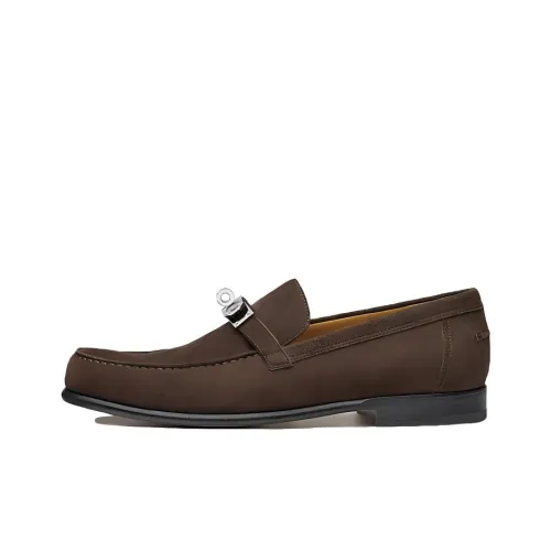 HERMES Destin Women's Casual Shoes Men Brown