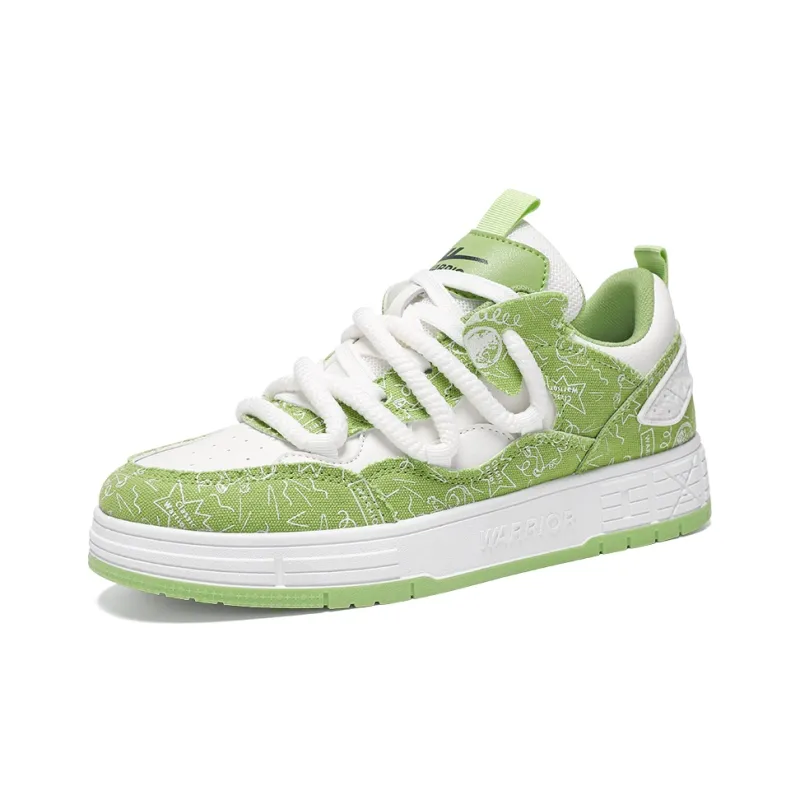 Warrior Height Increasing, Abrasion Resistant, Lightweight, And Breathable Low Top Skateboard Shoes Unisex-52