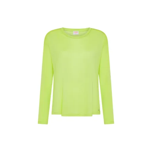 SUN 68 T-Shirts Women's Fluorescent Green