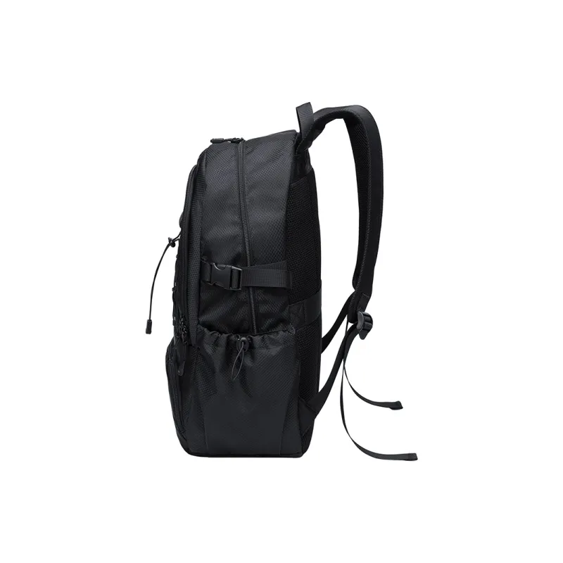 GOLF Fabric Backpack Large Size Men's Black/Black White-3