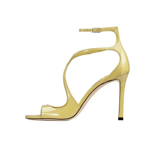Jimmy Choo Azia Strap Sandals 9.5cm Women's Yellow