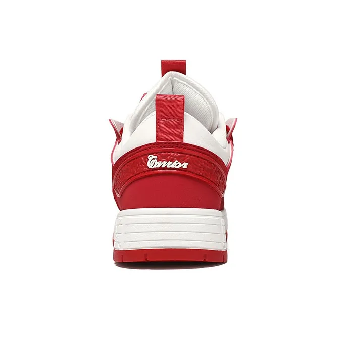 Warrior Height Increasing, Abrasion Resistant, Lightweight, And Breathable Low Top Skateboard Shoes Unisex-34
