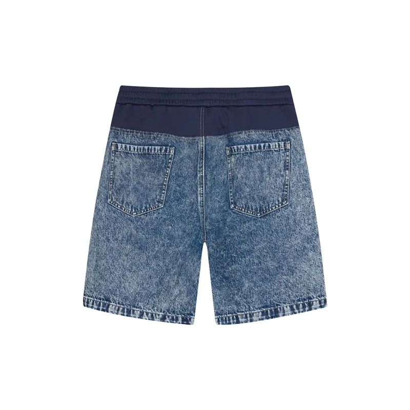 NAVIGARE Denim Shorts Unisex Sodalite Blue/White-1