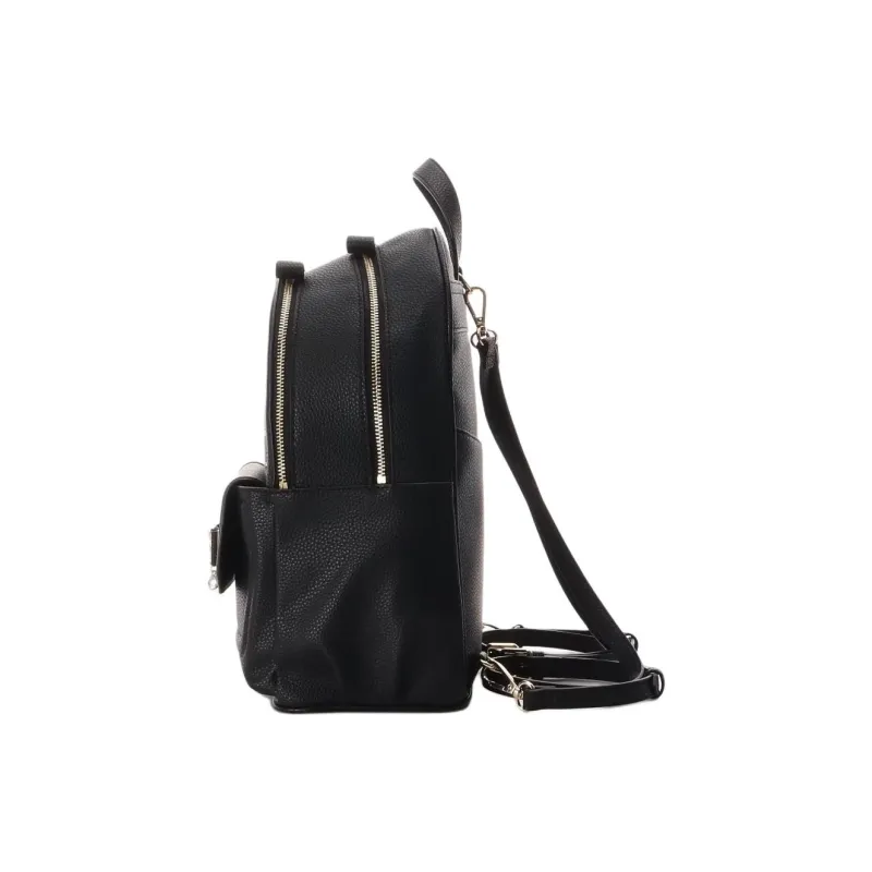 SAMANTHA THAVASA Synthetic Leather Backpack Large Size Women's Black-1