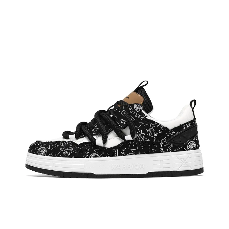 Warrior Height Increasing, Abrasion Resistant, Lightweight, And Breathable Low Top Skateboard Shoes Unisex-57