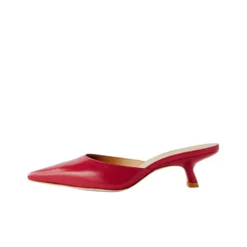 REFORMATION Closed Toe Slippers 5cm Women's Red