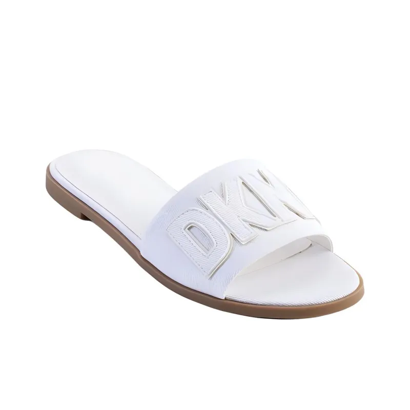 DKNY Slide Slippers Women's White-2
