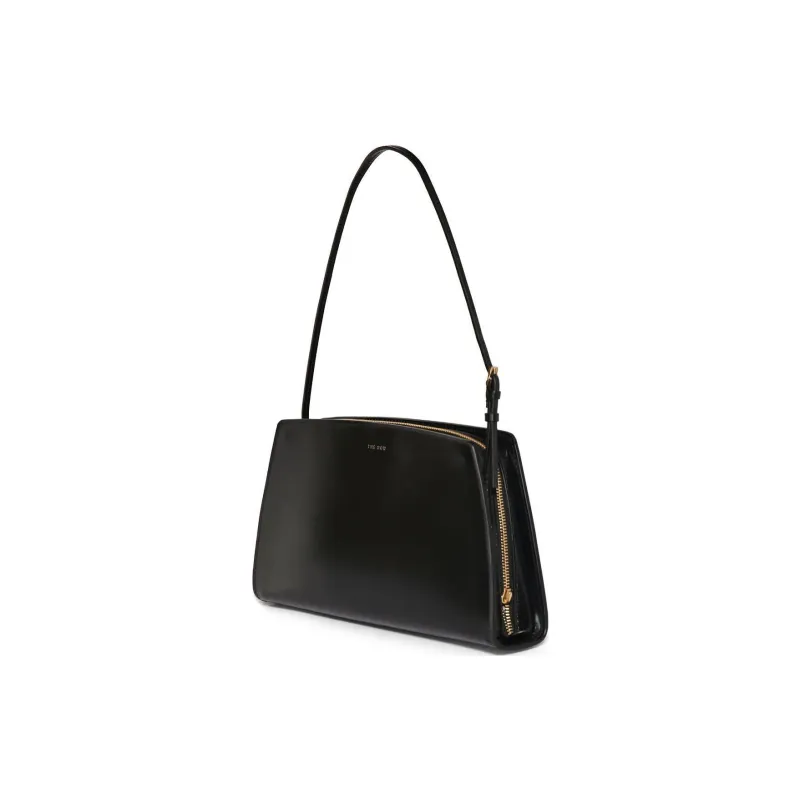 THE ROW Dalia Leather One Shoulder Handbags Women's Black-1
