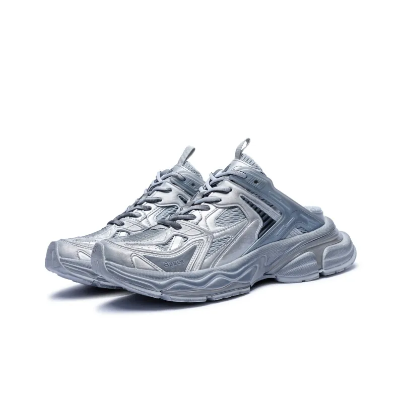 BASLS Distressed Breathable Low Top Chunky Sneakers Unisex-2