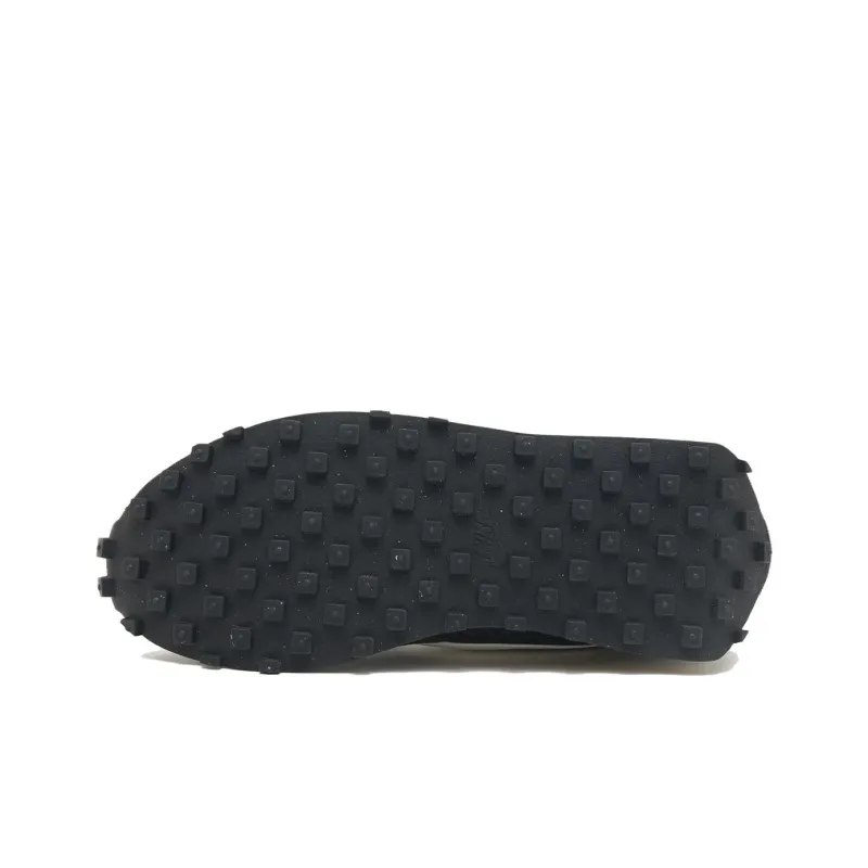 Nike Waffle Trainer Anti Slip Wear Resistant Low Top Casual Shoes Unisex Black White-4
