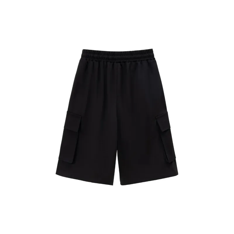 Merry City Cargo Shorts Women's Black-1