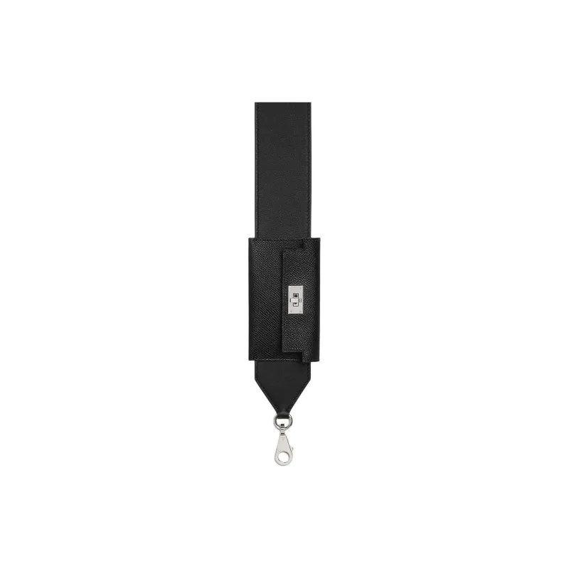 HERMES Kelly Pocket Swift With Epsom Calfskin Bag Straps Women's Black-4