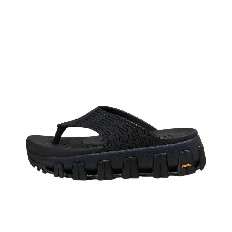 Vibram x P448 Flip Flops Women's Black-0