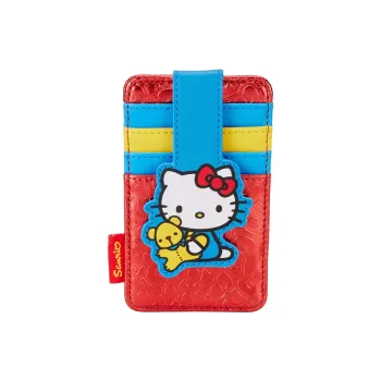 Sanrio Loungefly 50th Anniversary Commemoration, Collaboration Vegan Leather Card Holder Regular Women's Red