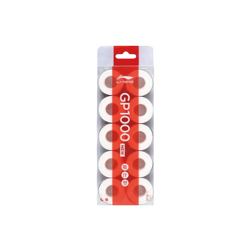 LiNing Badminton Grip Tape PU Badminton Racket Thin 10 Pack-8