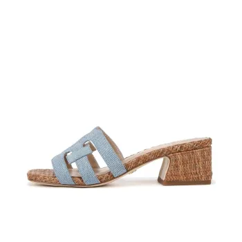 SAM EDELMAN Abrasion Resistant Slide Slippers Women's Blue
