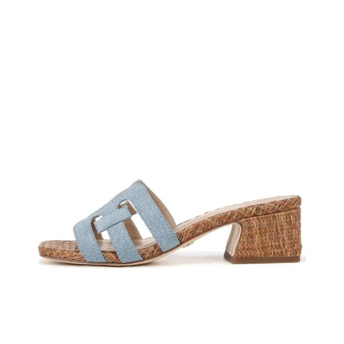 SAM EDELMAN Abrasion Resistant Slide Slippers Women's Blue