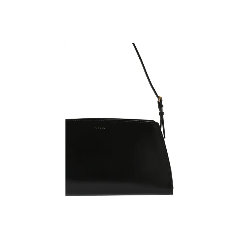 THE ROW Dalia Leather One Shoulder Handbags Women's Black-4