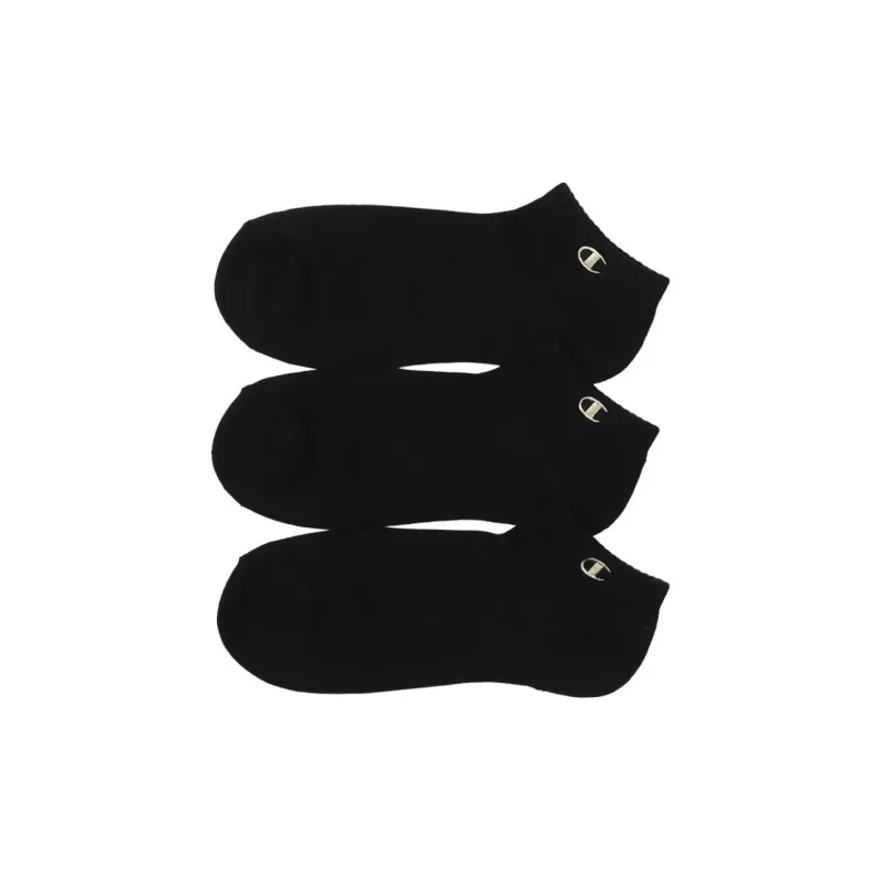 Champion SS24 Ankle Socks Men's 3 Pack Black-0