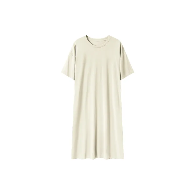 Close fitting Areas Nightgown Women's Image Color-0