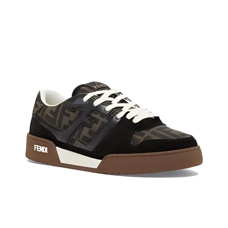 FENDI Match Black Brown Women's-2