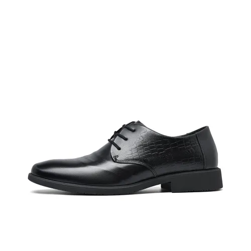 Spider King Dress Shoes Men Low-Top Black