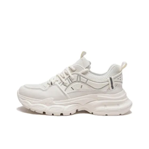 Hotwind Chunky Sneakers Men Low-Top White