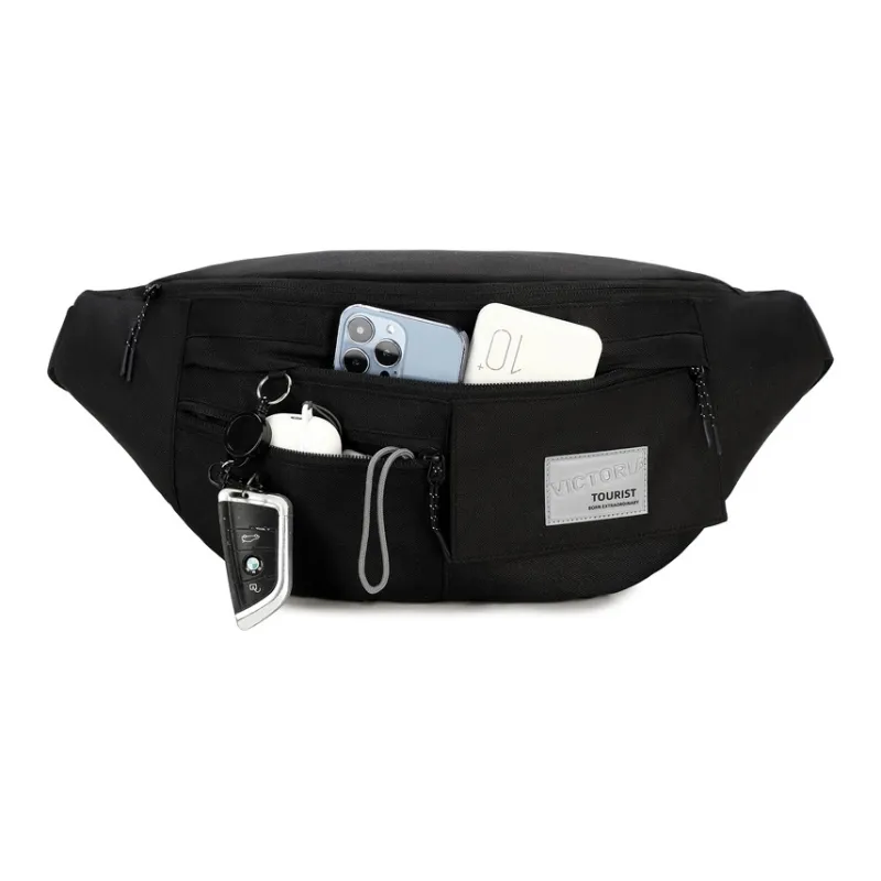 Victorian traveler Sling Bags Black-4
