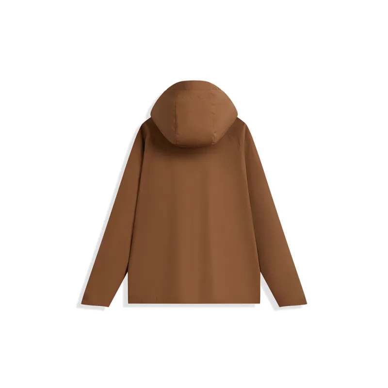 XTEP Trench Coat Men's Honey Tea Brown-1