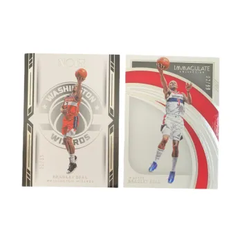 PANINI Bradley Beal 2023 23 Wizards NOIR 65/99 Base+IMM02/99 Player Card Pass Sports Cards 2 Pcs