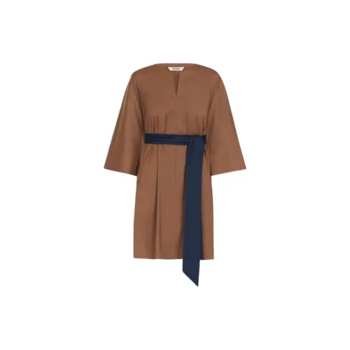 MaxMara Long-Sleeved Dresses Women's Camel