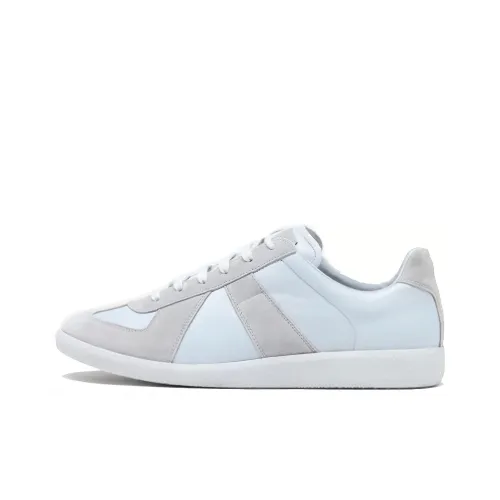 Maison Margiela Replica Casual Shoes Men Low-Top Gray White