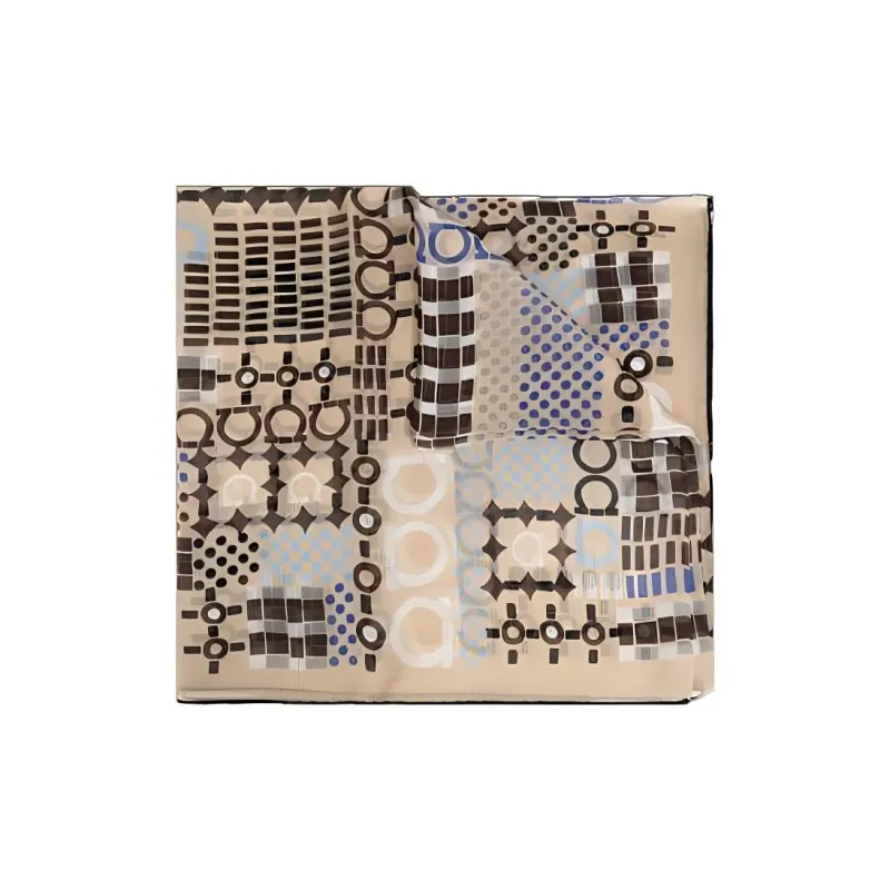 Ferragamo Gancini Printed Scarf-0
