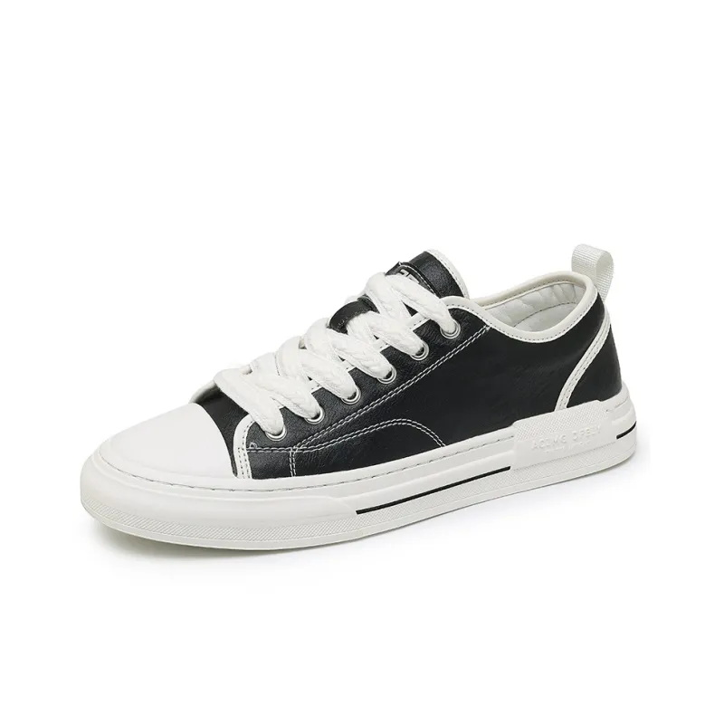 Abango Casual Shoes Men Low Top White/Black-7