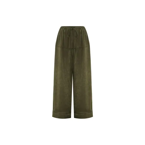 With Jean Casual Pants Women's Khaki