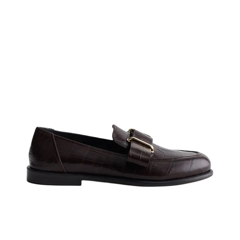 TIBI Morris Loafers Women's Brown-1