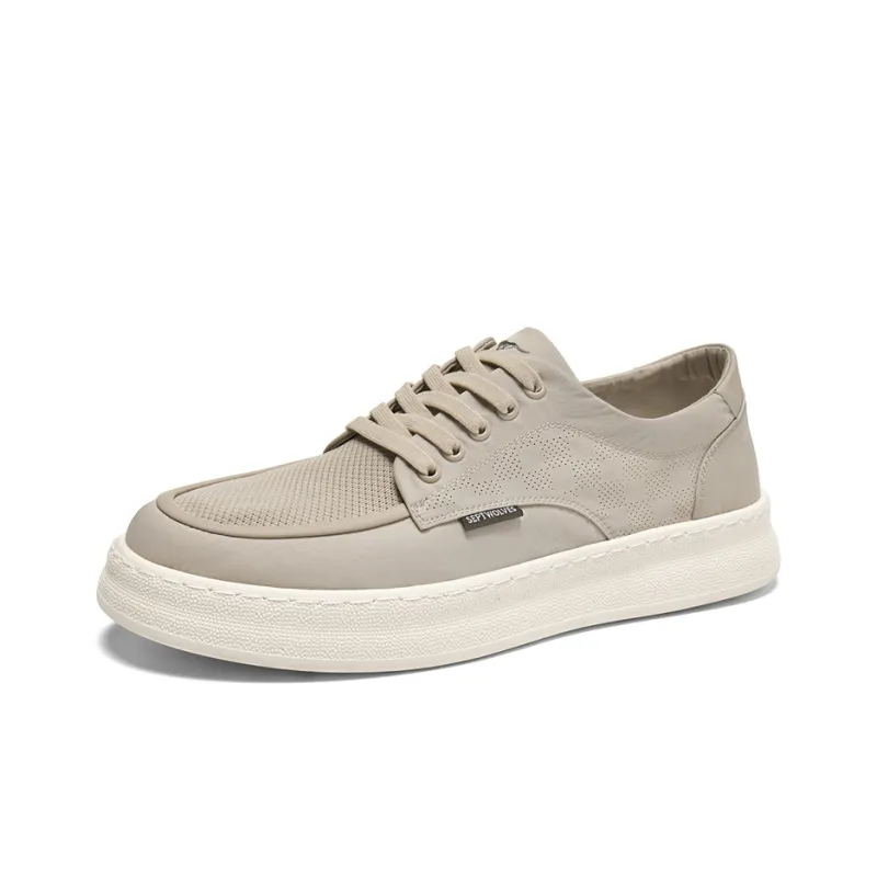 SEPTWOLVES Breathable Height Increasing Coverage Low Top Canvas Shoes Men's-7