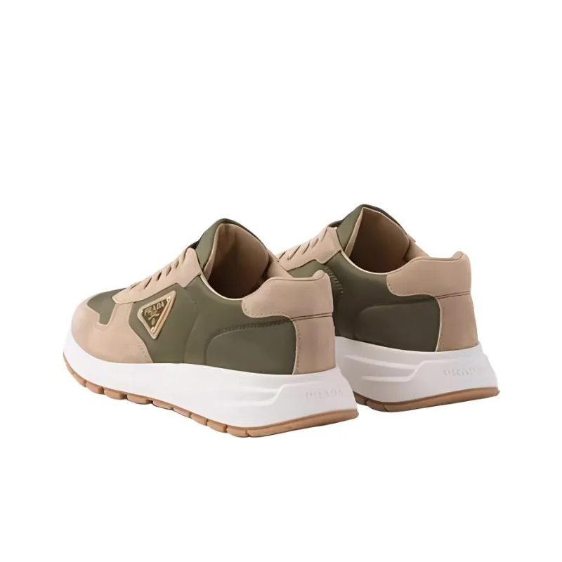 PRADA PRAX 1 Low Top Casual Shoes Men's Beige Green-3