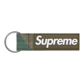 Supreme Silicone Keychains Unisex Green