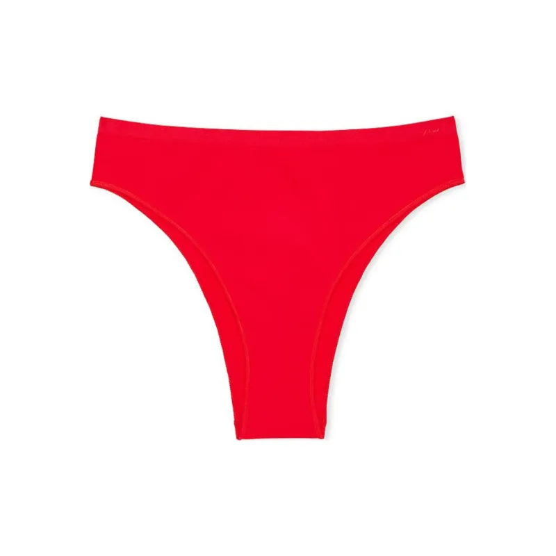 Victoria's Secret PINK SEAMLESS BRAZILIAN PANTY / Red Pepper Underpants Women's 1 Pack Red Chili Pepper-0