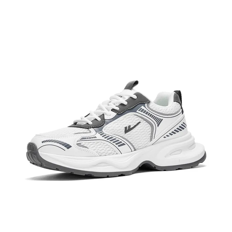 Warrior Platform Comfortable Anti-Slip And Wear-Resistant Breathable Height Increasing Low-Top Chunky Sneakers Men's-1