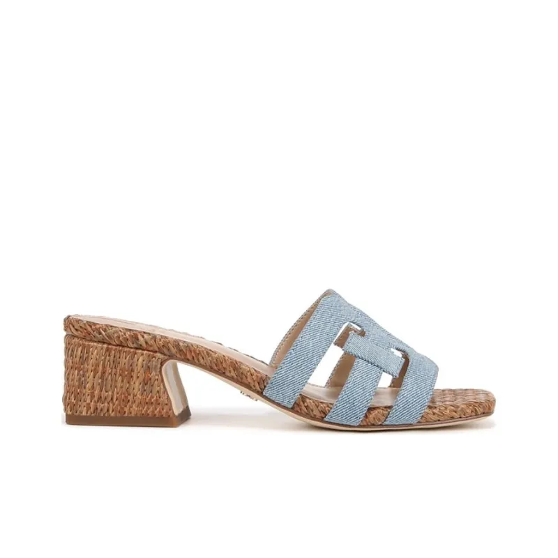 SAM EDELMAN Abrasion Resistant Slide Slippers Women's Blue-1